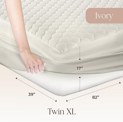100% Cotton Organic Mattress Pad - Image 2