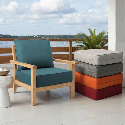 Outdoor Chair Cushion Set, 24x24 Waterproof Patio Chair Cushions, Include 1 - Image 8
