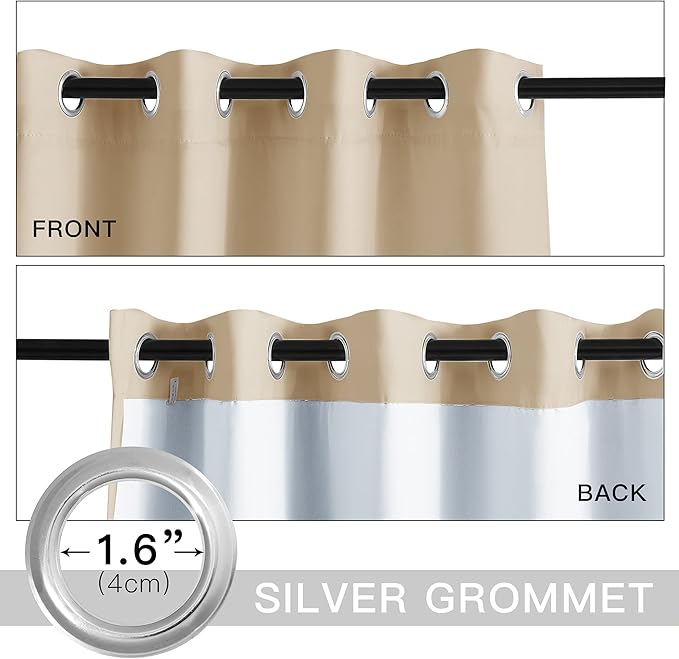 NICETOWN Living Room Noise Reducing Curtain, Privacy Protection & Completely - Image 6