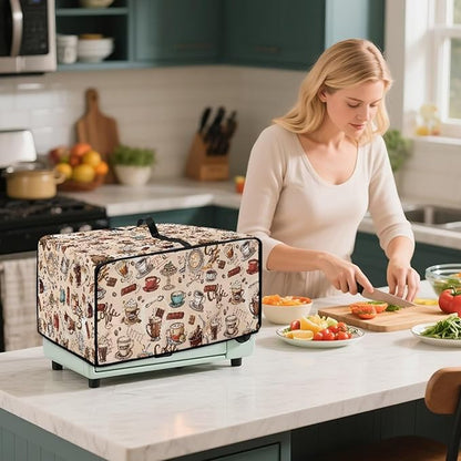 Toaster Oven Dust Cover Small Kitchen Appliance Cover - Image 7