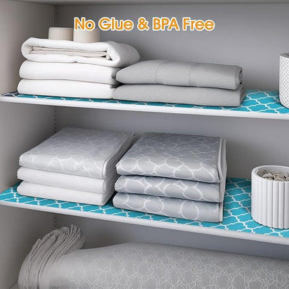 Shelf and Drawer Liner for Kitchen Cabinets Non-Adhesive, Strong Grip Non-Slip - Image 6