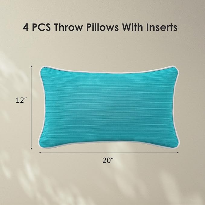 Decorative Outdoor Water Repellent Throw Pillows - Image 7
