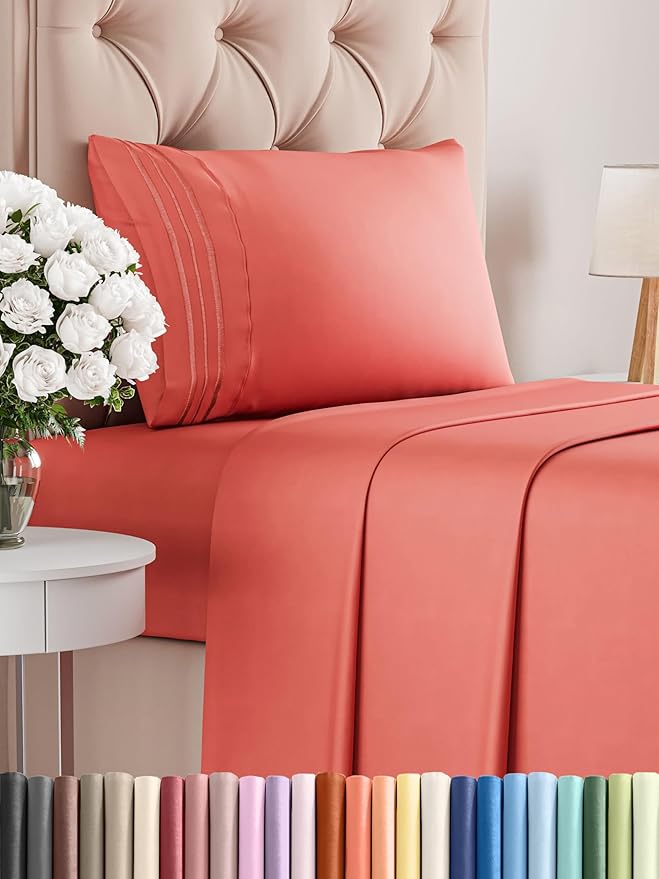 Twin XL Size 3 Piece Sheet Set by CGKUnlimited