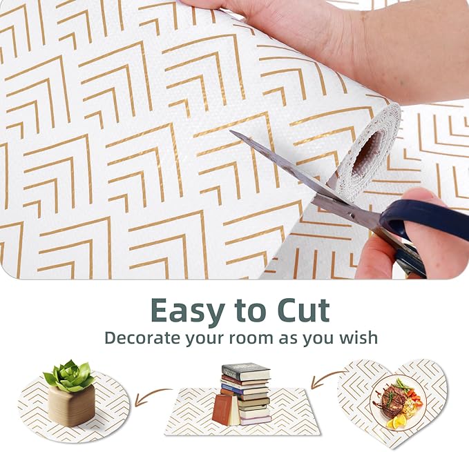 Shelf Liner for Kitchen Cabinets Non Adhesive Drawer Liner Non-Slip Thickened - Image 4
