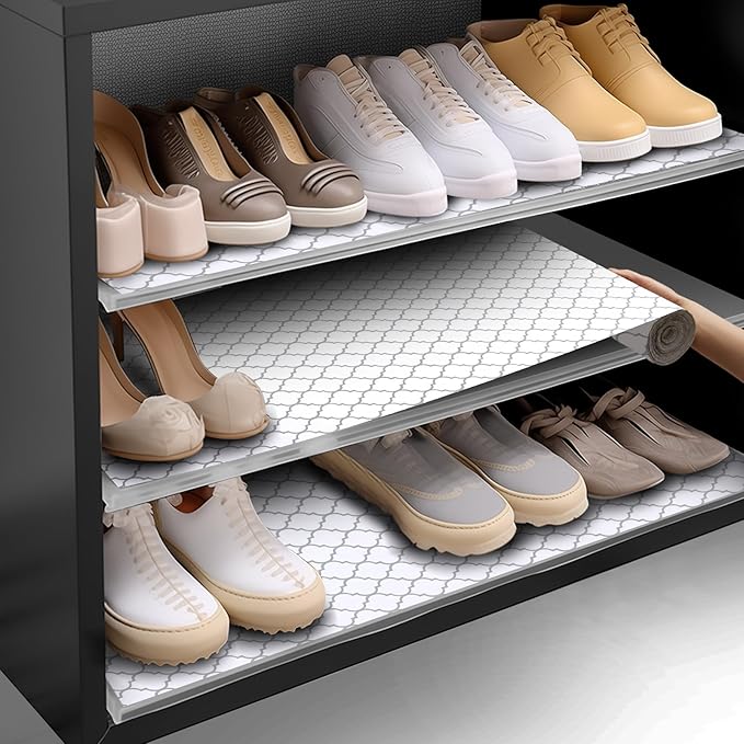 Shelf and Drawer Liner for Kitchen Cabinets Non-Adhesive, Strong Grip Non-Slip - Image 7