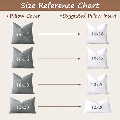 Artscope Synthetic Down Pillow Insert, 16x16 Down Alternative Throw Pillow - Image 3