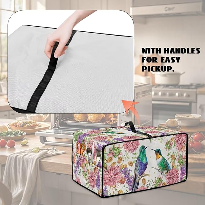 Toaster Oven Dust Cover for Countertop Convection Ovens, Dustproof Small - Image 4