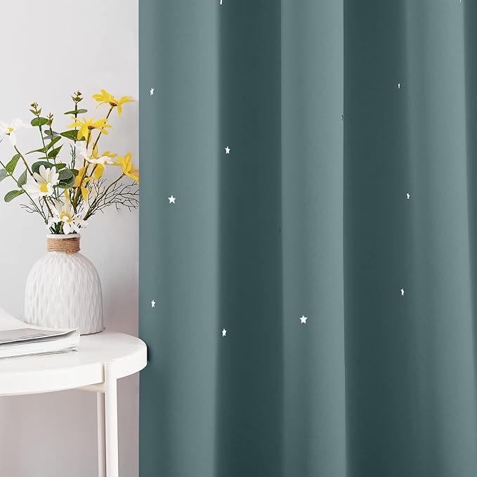 NICETOWN Stars Curtains for Kids Room - Image 2