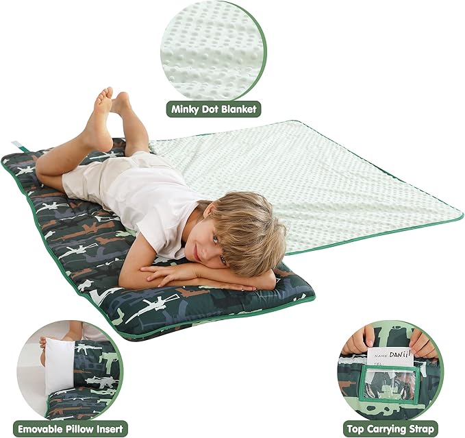 Viviland Toddler Kid Nap Mat for Preschool, Slumber Bag - Image 3