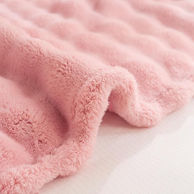 YUSOKI Luxury 3D Bubble Throw Blanket 2lb, All Ages, Home Decoration - Image 8