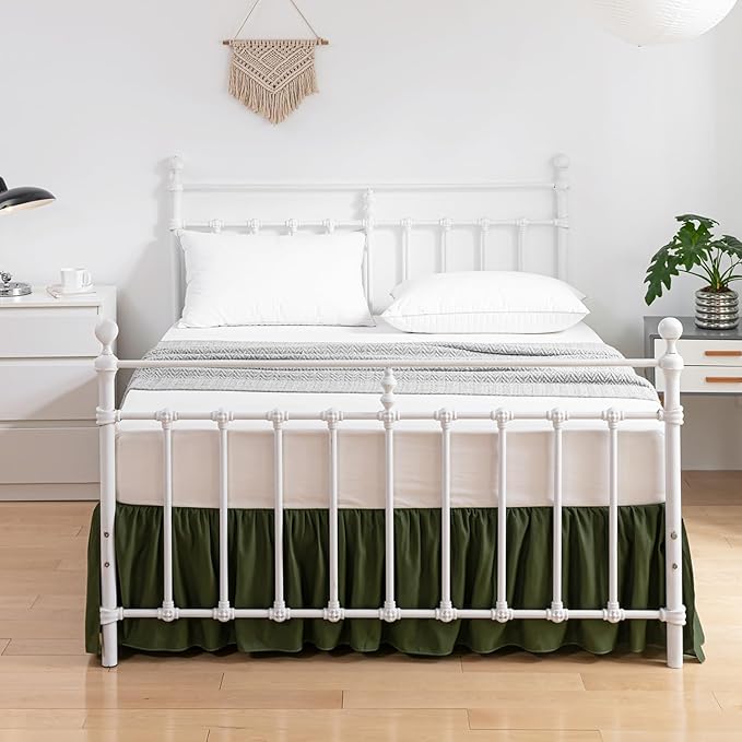 Bed Skirt Twin Size Ruffled Bed Skirt - Image 4
