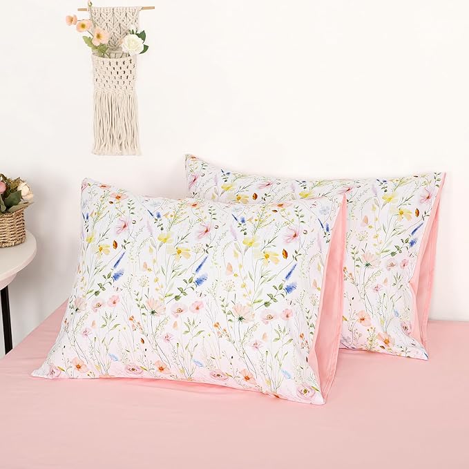 Twin Size Toddler Bedding Set for Girls- 5 Piece Toddler Girl Bedding, Super - Image 7