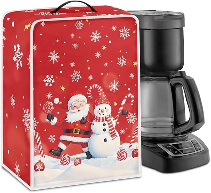 Cute Christmas Coffee Maker Cover by Unknown