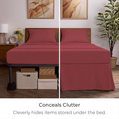 Mellanni Bed Skirt Twin Size - Image 3