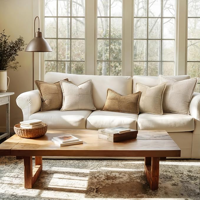 MIULEE Decorative Lumbar Throw Pillow Covers - Image 4