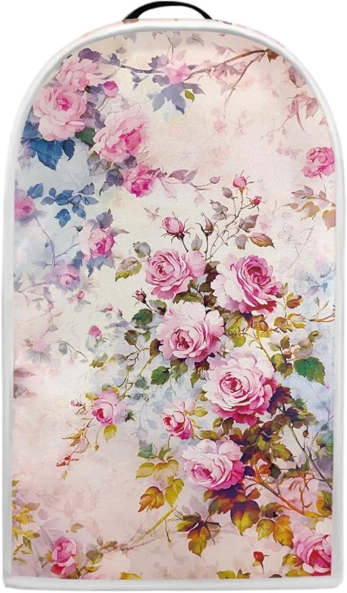 Talayituse Watercolor Rose Flower Print Blender Dust Cover, Fingerprint by Talayituse