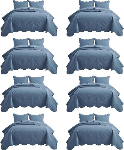 IR Imperial Rooms 8 Pack Quilt King Size Bedding by IRImperialRooms