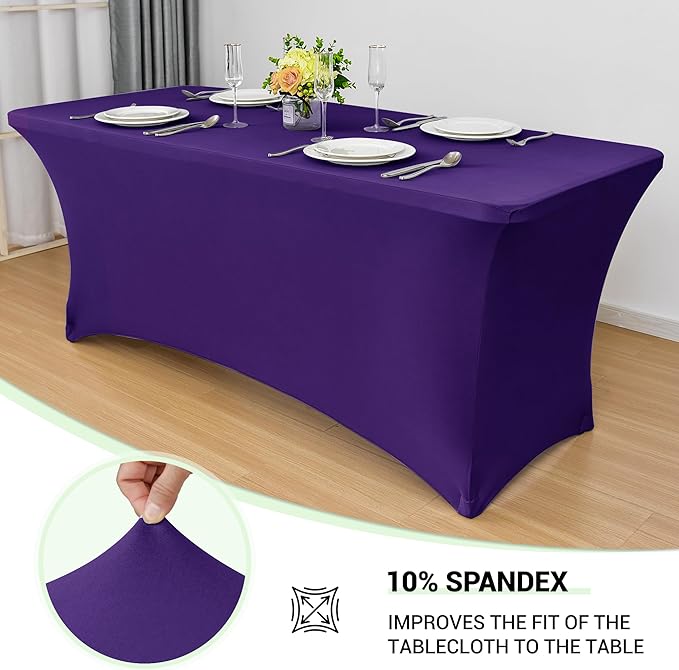 Obstal 4Ft Stretch Spandex Table Cover - Image 2