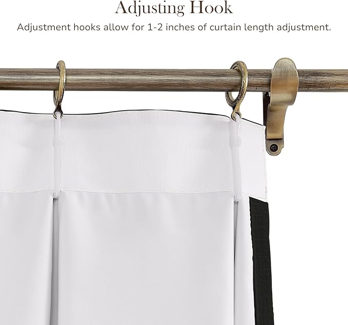 TWOPAGES 100 W x 102 L inch Pinch Pleated Curtain Room Darkening Linen Drapery - Image 5