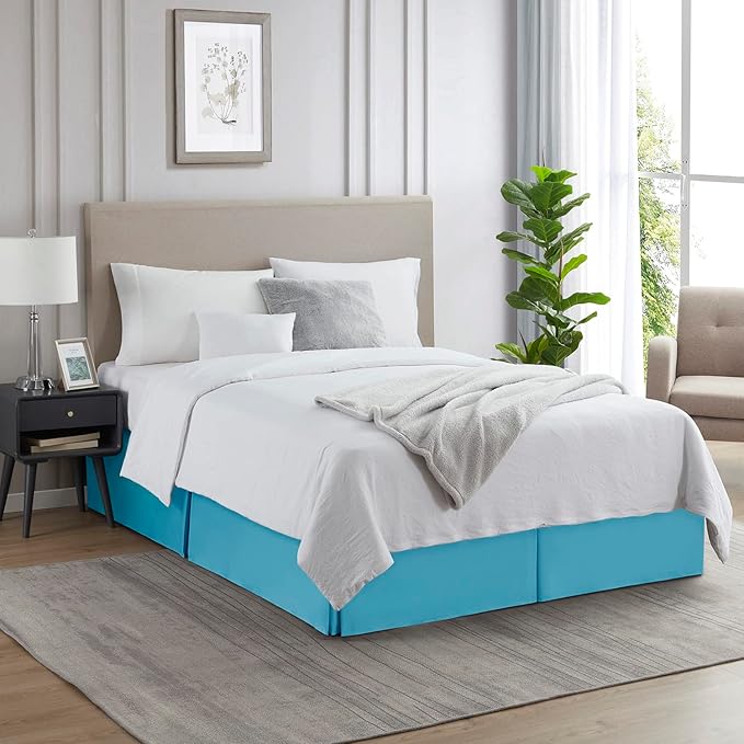Nestl Beach Blue Twin XL Bed Skirt - Image 4