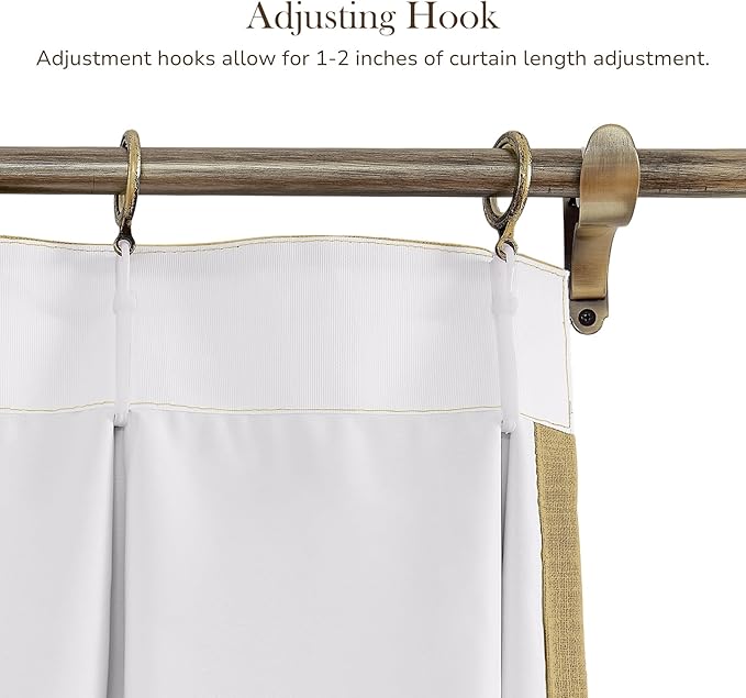TWOPAGES 150 W x 102 L inch Pinch Pleated Curtain Room Darkening Linen Drapery - Image 4
