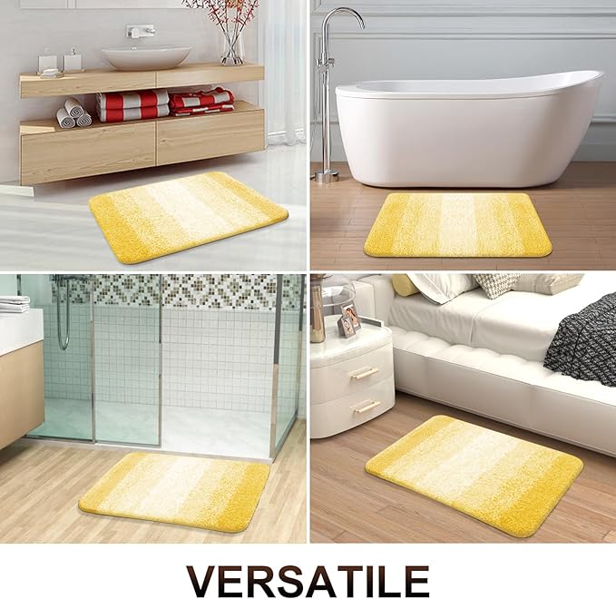 OLANLY Bathroom Runner Rugs 44x24, Extra Soft Absorbent Microfiber Bath Rugs - Image 6