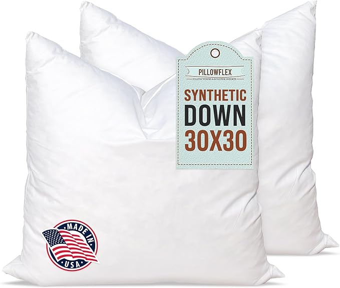 Pillowflex Synthetic Down Alternative Pillow Inserts by Pillowflex