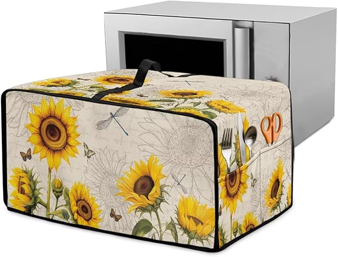 Microwave Oven Dust Cover Waterproof Toaster Oven Cover by HwzdsyxlCreativeHomeDecor