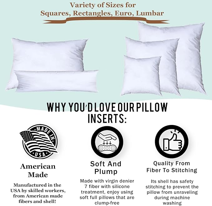Pillowflex Synthetic Down Pillow Insert - Image 9