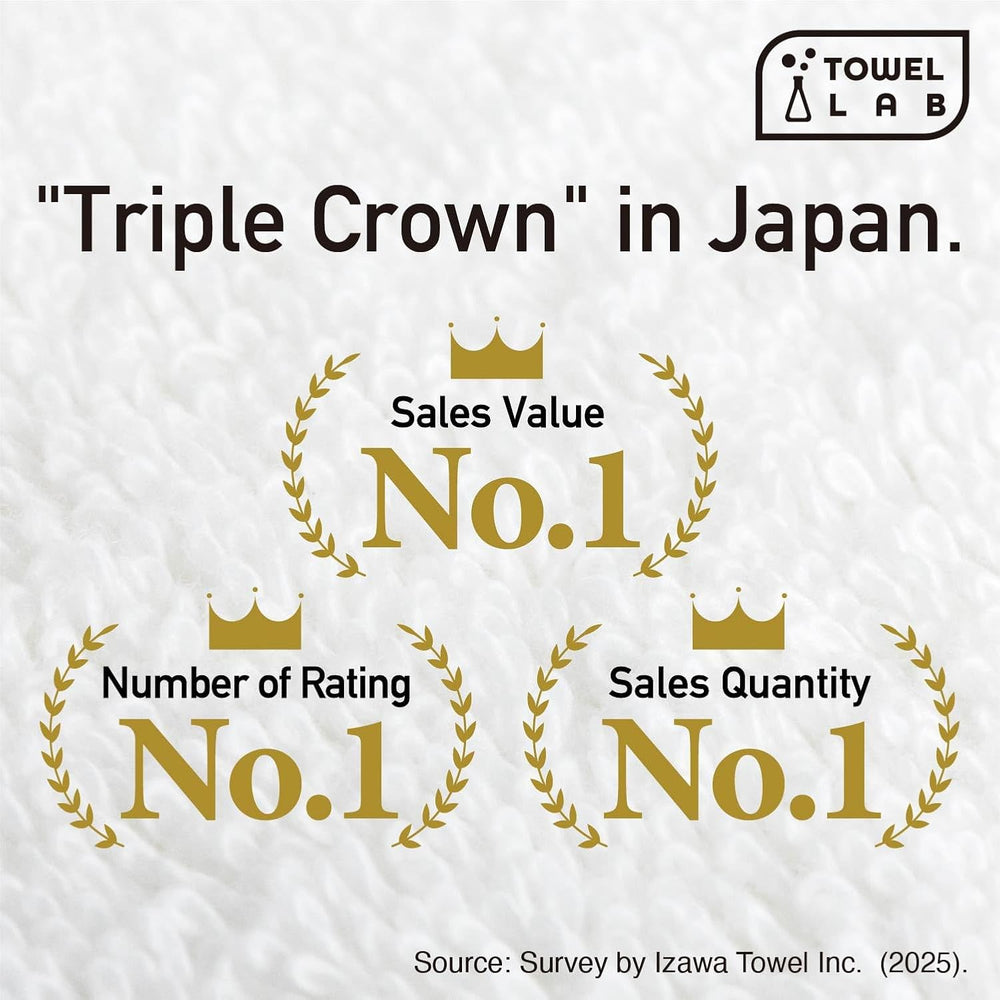 [Japan Technology, Super Softness Series,Luxury Bath Towel (30x54 inches),550...