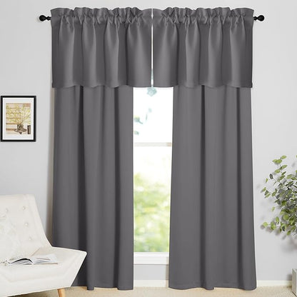 NICETOWN Grey Valances for Windows - Image 6