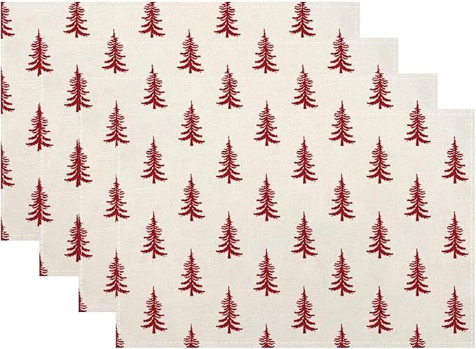 Christmas Set of 4 placemats by Sunshineyan