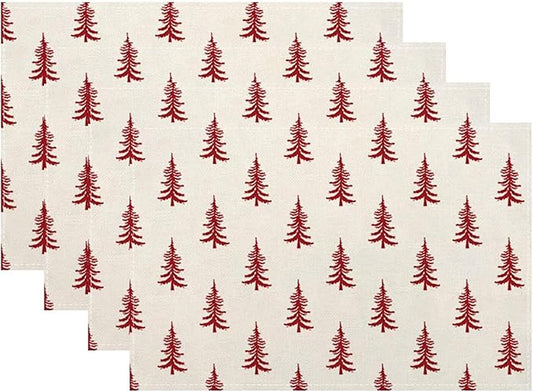 Christmas Set of 4 placemats by Sunshineyan