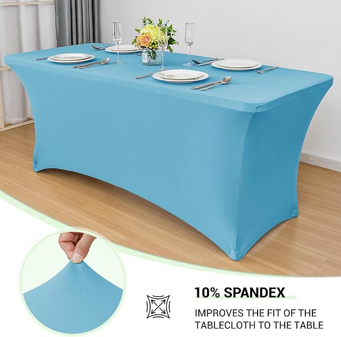 Obstal 6ft Stretch Spandex Table Cover - Image 2