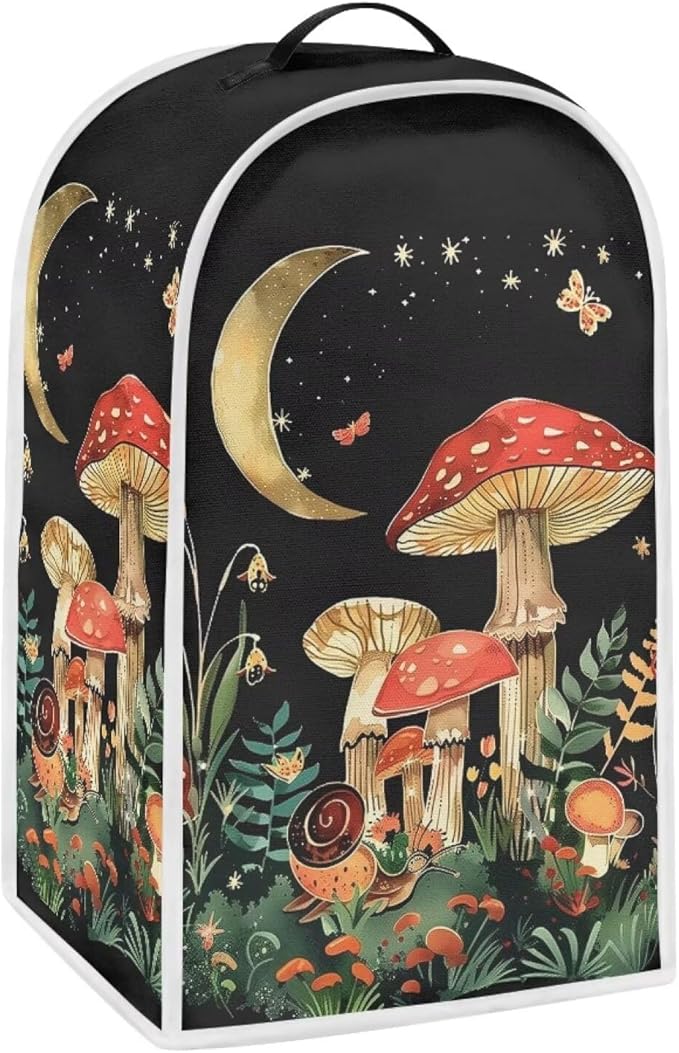 Moon Mushroom Blender Dust Covers by YUVAMAGIMO