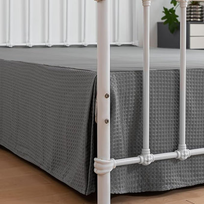 Twin Bed Skirt - Twin Size Bed Skirt 16 Inch Drop by xuandian