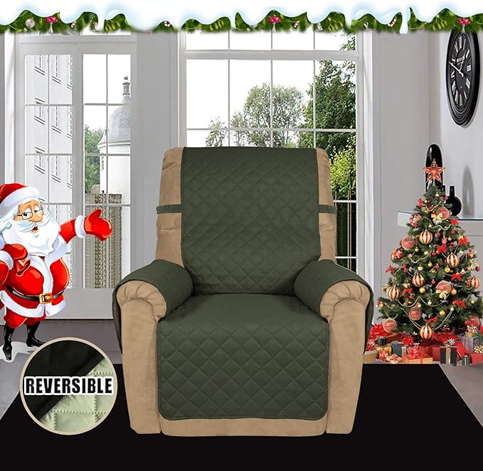 Easy-Going Recliner Sofa Slipcover Reversible Sofa Cover Water Resistant Couch - Image 2