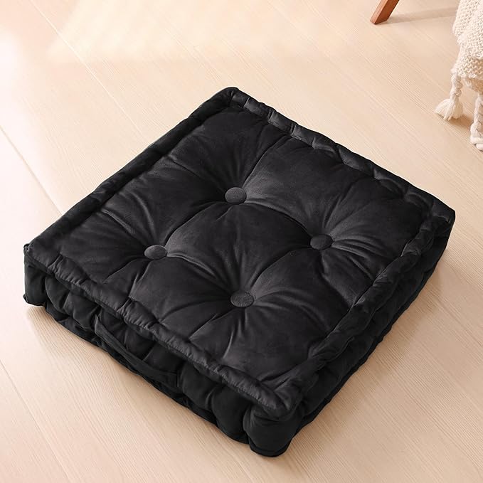 Square Floor Pillows, Large Floor Cushion by Unknown