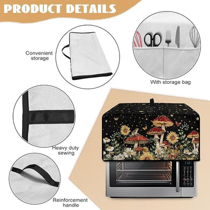 Microwave Oven Dust Cover Waterproof Toaster Oven Cover Foldable - Image 6