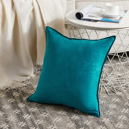 Fancy Homi 2 Packs Premium Faux Suede Decorative Throw Pillow Covers, Super - Image 2