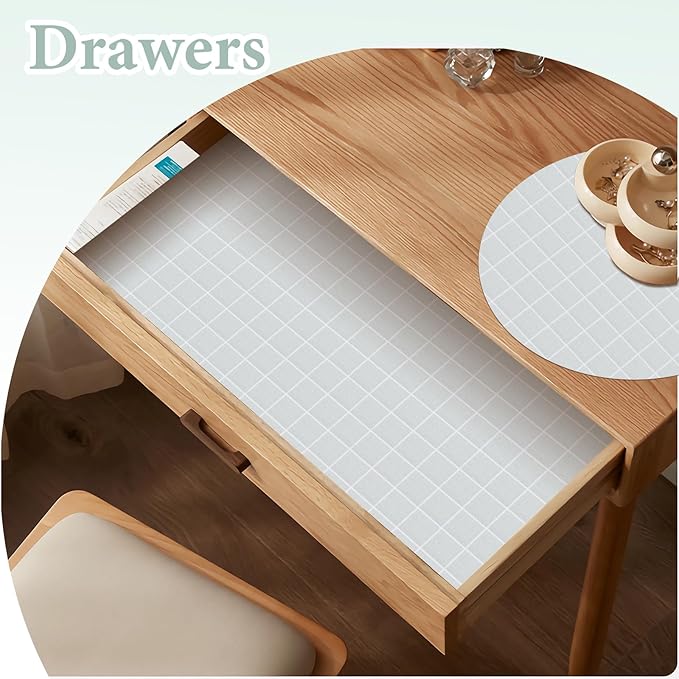 Drawer and Shelf Liner for Kitchen Cabinet: 12 in X 20 Ft Non Slip Waterproof - Image 6