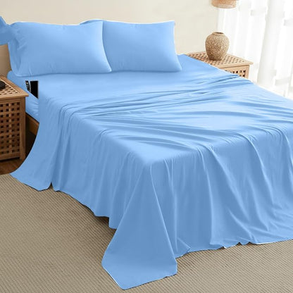 DREAMCARE King Size Sheets Set – 4 pcs Cooling Sheets – up to 21” Deep Pocket - Image 10