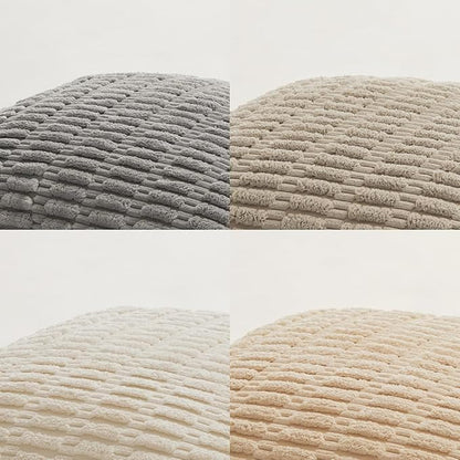 Fancy Homi 4 Packs Neutral Decorative Throw Pillow Covers 16x16 Inch - Image 5