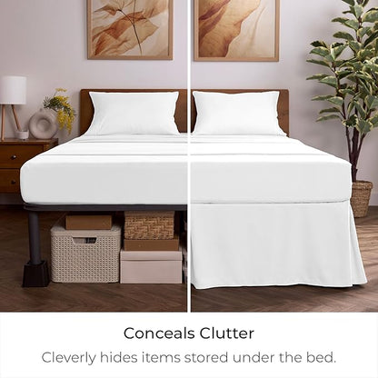 Mellanni Bed Skirt King Size - Image 3