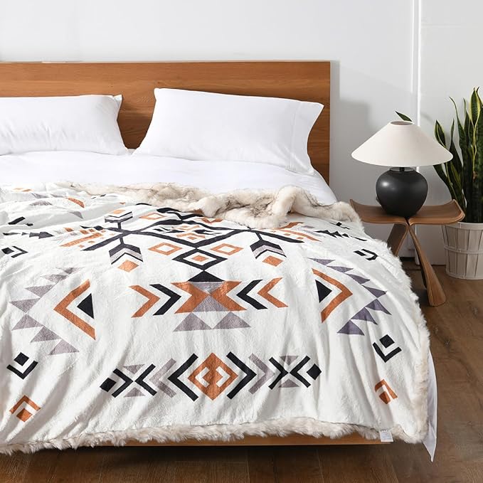 Luxury Plush Faux Fur Throw Blanket - Image 3