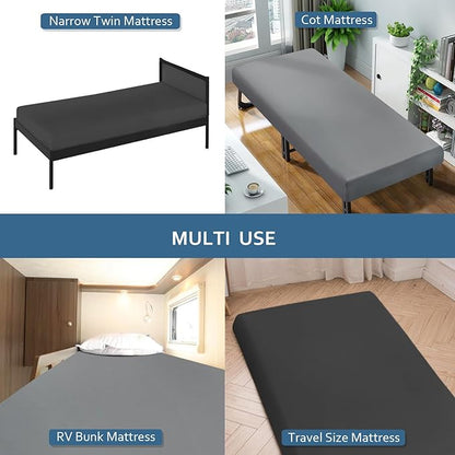 Cot Sheet 31" x 75", Cot Fitted Sheet Ultra Soft and Breathable Snug Fit - Image 6