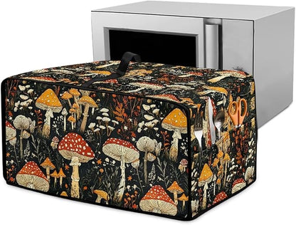 Dustproof Toaster Oven Cover Polyester-Linen Fabric Microwave Oven Dust Cover by HwzdsyxlCreativeHomeDecor