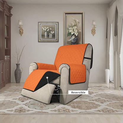 Easy-Going Recliner Chair Slipcover Reversible Sofa Cover Water Resistant Couch - Image 2