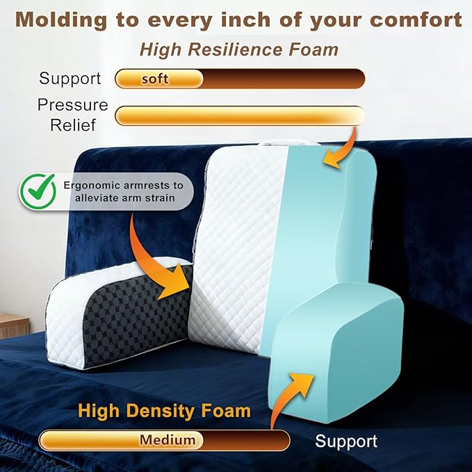 Bed Reading Pillow Back Support - Image 2