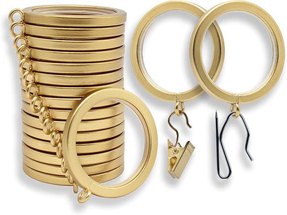 BlastHome® Luxury Curtain Rings – Premium Metal by BlastHome